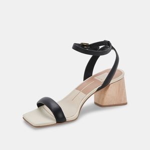 NWB Dolce Vita Black Leather Sandal
